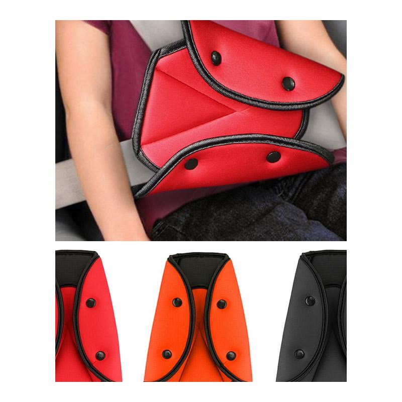 Baby Car Safe Seat Belt Cover Soft Adjustable Triangle Safet - 图3