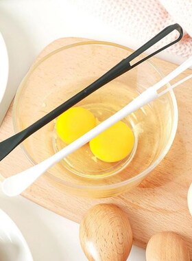 2 In 1 Manual Egg Beater Non-Slip Easy To Clean Egg Whisk Mi
