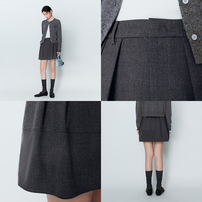 indicia标记2026早春新款轻盈俏皮半身裙休闲高腰短裙 L2A6QZ005,淘宝优惠券,粉丝福利购,淘宝优惠卷