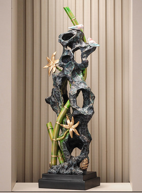 时来运转节节高大摆件新中式玄关