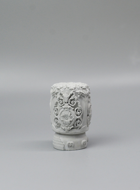 清水混凝土摆件浮雕柱石墩水泥工艺品造景扩香石道具摆件FZ352