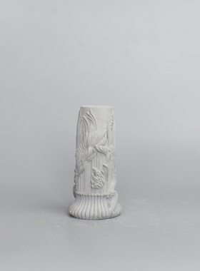 清水混凝土摆件 拉花柱 罗马柱桌面摆件工艺品造景礼物DZ305-5