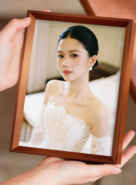 桃智高级感结婚登记照婚纱照相框