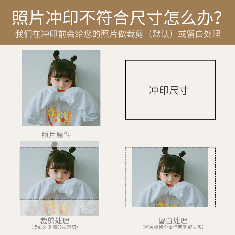 桃智冲洗照片打印加相框绒相纸打印人像画5 6寸 7寸 8 10 A4 16寸 - 图2