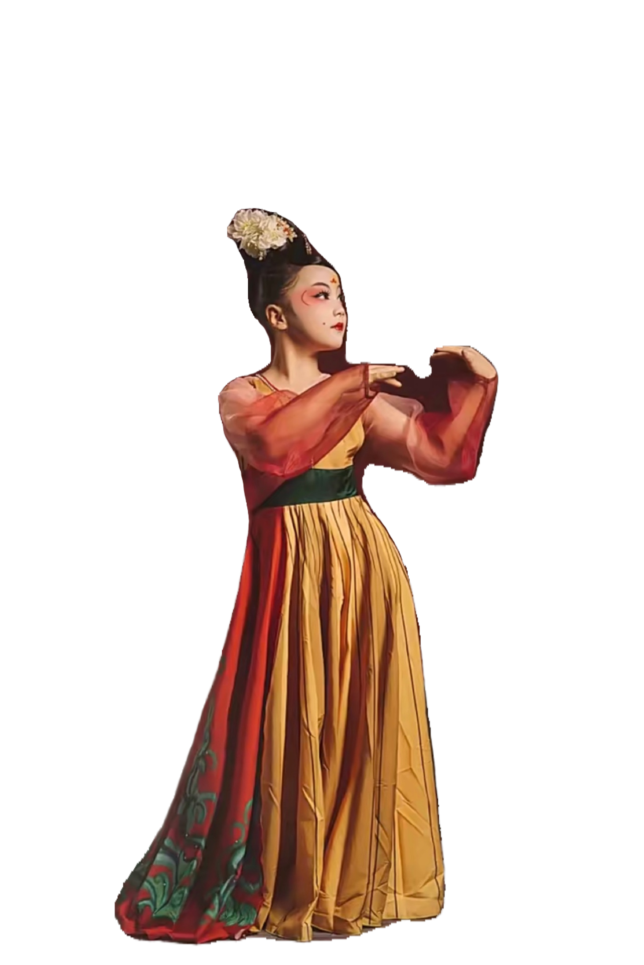 云川之舞各美其美古典舞俑梦舞蹈服独舞中国风大摆裙新唐印演出服,淘宝优惠券,粉丝福利购,淘宝优惠卷