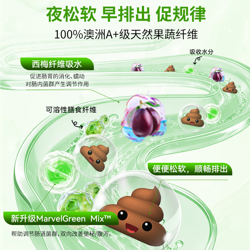 蔓薇澳洲西梅干芭清便润肠秘排便通宿便膳食纤维非酵素益生菌