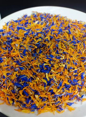 精选金盏菊花瓣矢车菊双色混合花瓣装饰用花火星花瓣不可食用