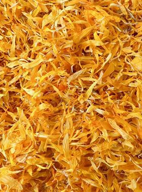橘色金盏花瓣金盏菊花丝20g 金盏菊干花瓣泡油 手工皂专用 包邮