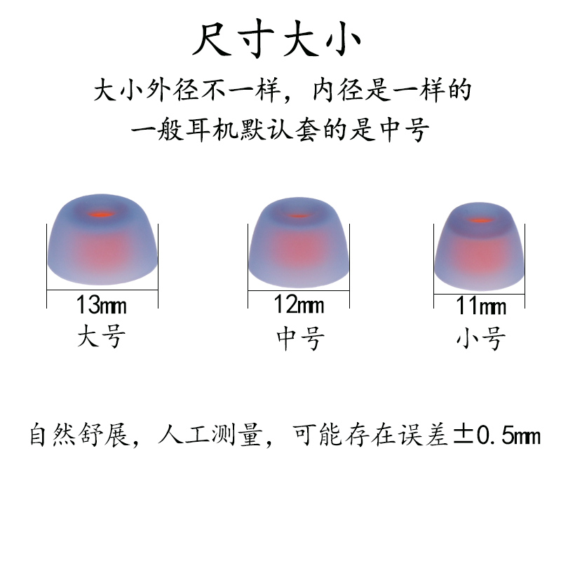 适用铁三角ATH-SQ1TW真无线蓝牙耳机套CK3TWS入耳式硅胶耳帽耳套 - 图1