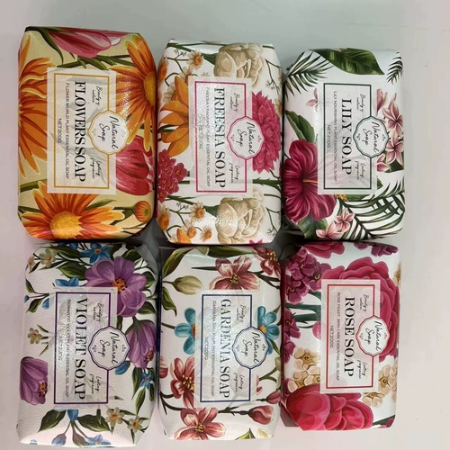 Парфюмированное мыло ручной работы, подарочная коробка, французский стиль, 200г, для подружки невесты