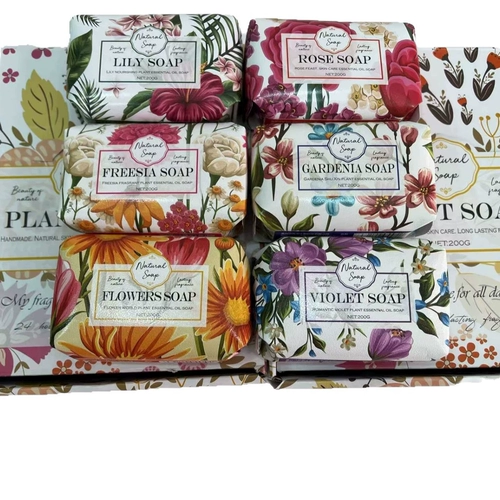 Парфюмированное мыло ручной работы, подарочная коробка, французский стиль, 200г, для подружки невесты