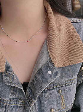 沈仙娥S925纯银多巴胺项链iu同款