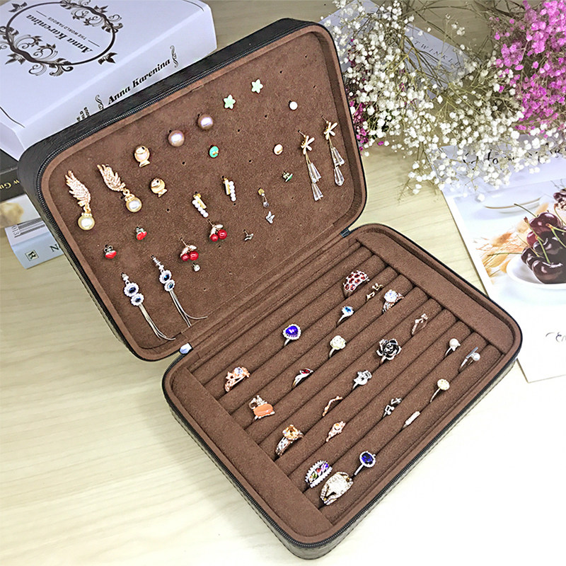 极速抖音首饰盒戒指收纳盒大号公主耳环饰L品盒项链耳钉耳坠首饰,淘宝优惠券,粉丝福利购,淘宝优惠卷