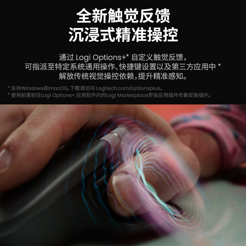 Logitech MX Master4 wireless Bluetooth mouse high-performance dual-mode ergonomic notebook for high-end office use