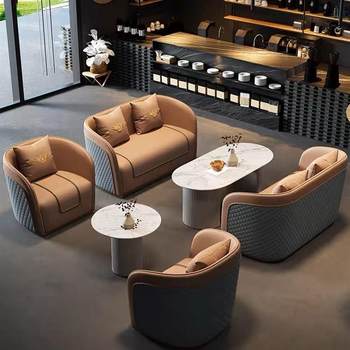 ແສງສະຫວ່າງການເຈລະຈາ sofa ຟຸ່ມເຟືອຍຫ້ອງການການຂາຍພື້ນທີ່ຕ້ອນຮັບຕາຕະລາງແລະປະທານປະສົມປະສານໂຮງແຮມ lobby ຮ້ານເສີມສວຍ salon bar booth