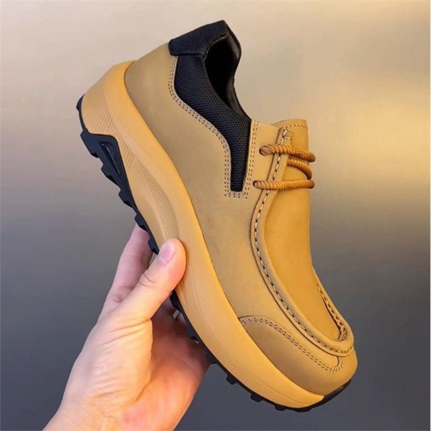 正品复古真皮上班通勤男鞋2026冬季新款休闲皮鞋乐福豆豆袋鼠鞋子,淘宝优惠券,粉丝福利购,淘宝优惠卷