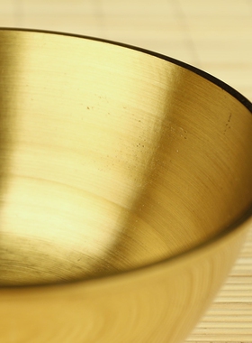 铜碗供佛纯铜风水碗聚财碗金饭碗佛龛点灯装油碗供奉祖先宗碗家用