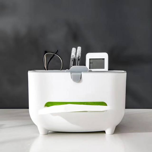 Multifunctional storage box Living room and home integrated home high-end luxury simple dining room desk tissue box