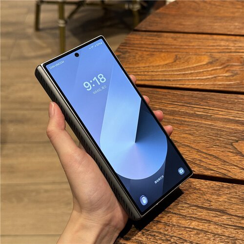 适用三星fold5手机壳zfold5/4折叠新款磁吸铰链zfold6全包防摔中轴碳纤维纹z flod5保护套w24心系天下w23外25 - 图2