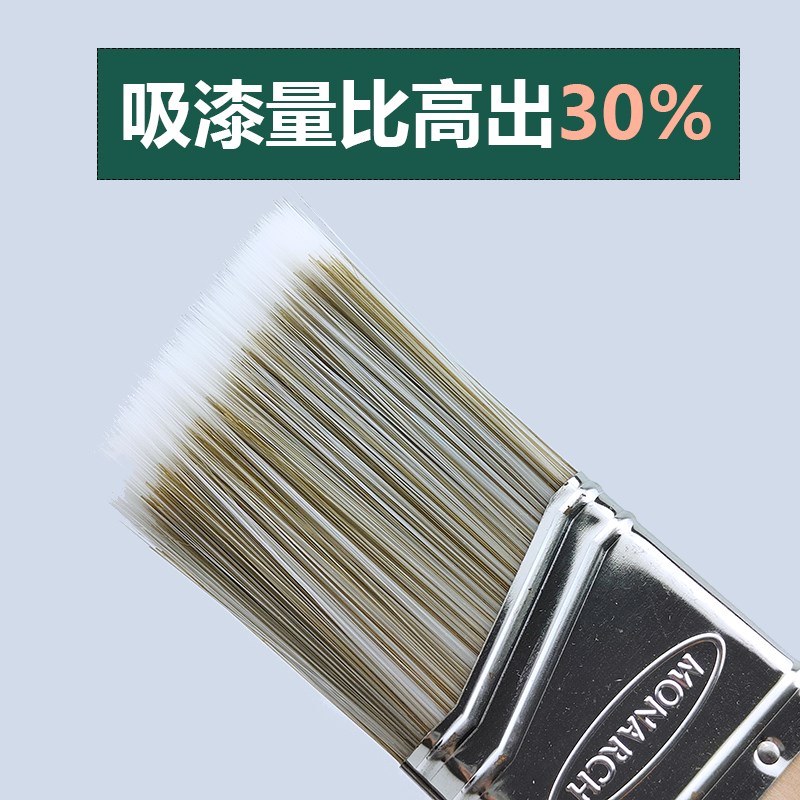 漆工乐艺术漆工具大全乳胶漆修边描边专用斜角刷分色刷子油漆刷-图0