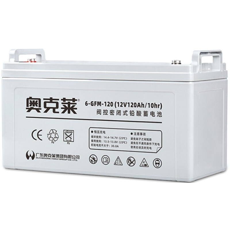 奥克莱AOKLY蓄电池6GFM6512V65AH12A17A24A33A38A40A50A100AH200A - 图1