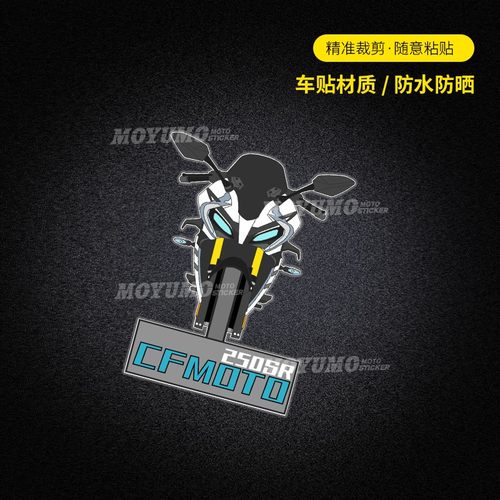 适用春风250SR车头贴纸摩托车拉花个性创意贴花装饰改装配件 - 图0
