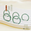 New natural ice jade ring ring in the palace
