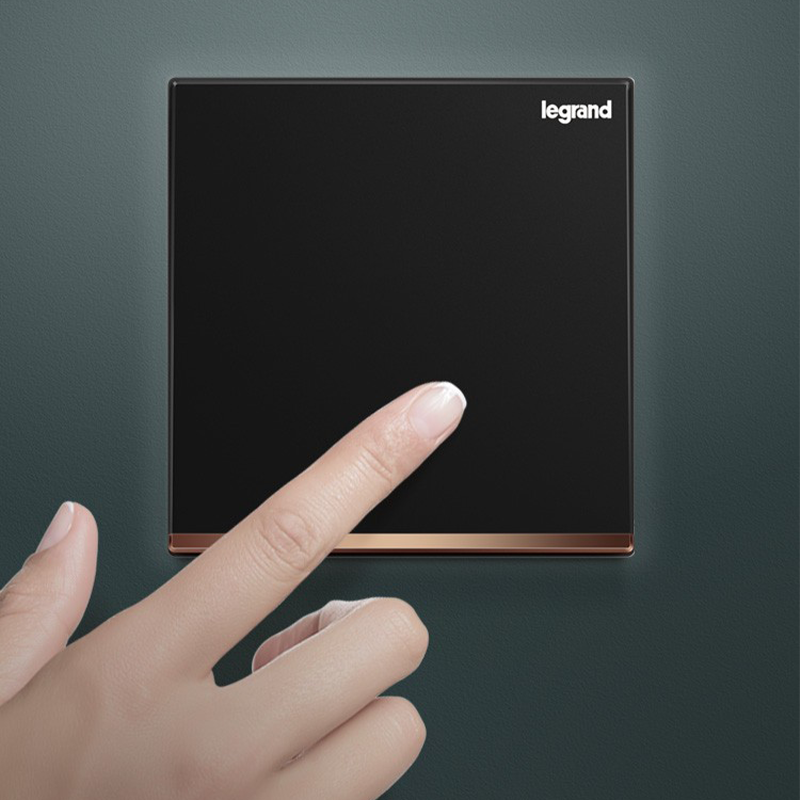 罗格朗开关插座面板16A空调插座家用86型带开关五孔USB逸景碳素黑 - 图1