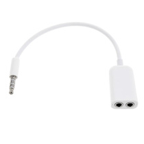 3 5MM Audio Earphones Splitter Adapter 1 to 2 Connector