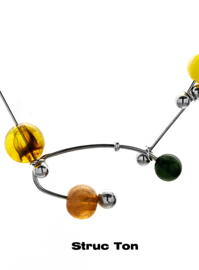 StrucTon钛钢链条高级感琉璃彩珠