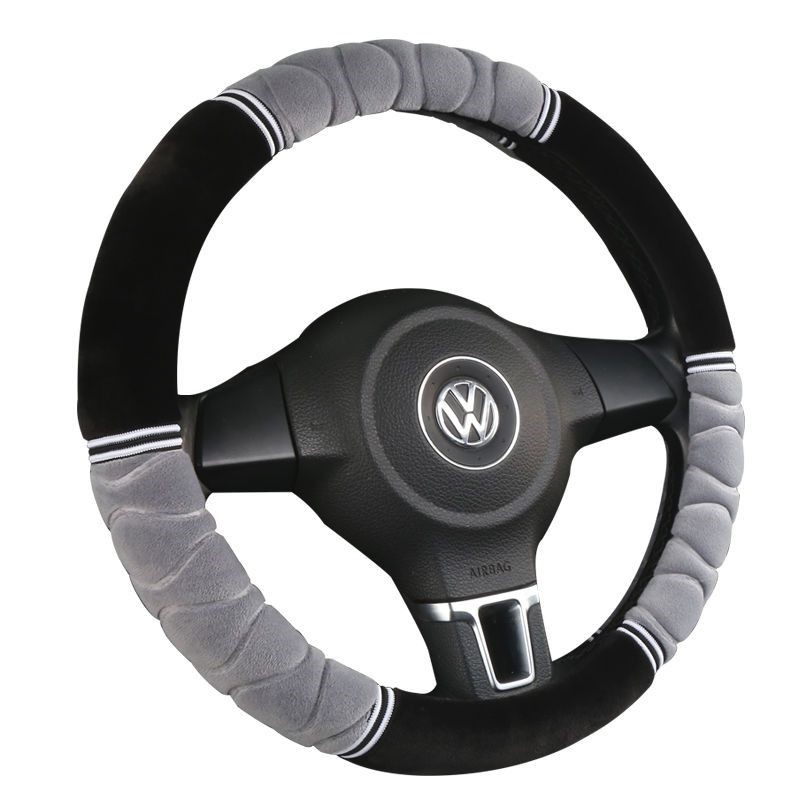 冬季短毛绒方向盘套长安悦翔V3V7逸动欧诺CX20 CS15 CS35CS75CS55 - 图3