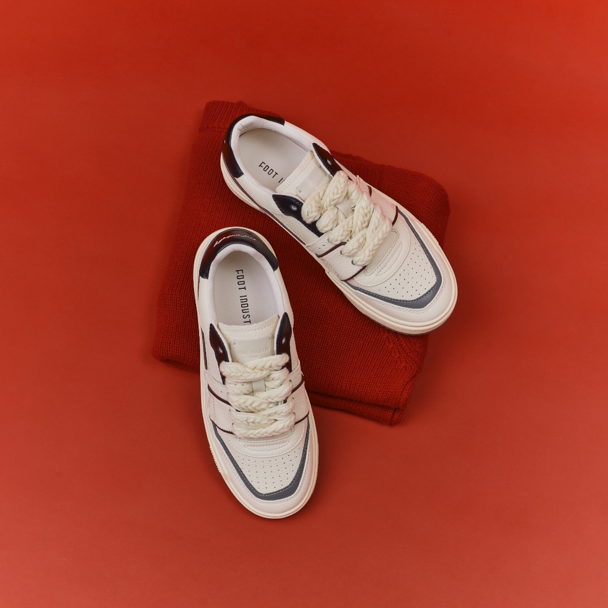 足下工业 FOOT INDUSTRY 90s板鞋休闲鞋黑白运动休闲舒适男女同款,淘宝优惠券,粉丝福利购,淘宝优惠卷