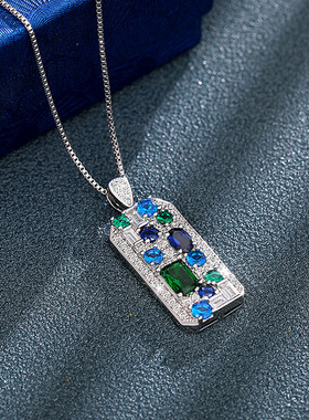 Retro Geometric Royal Necklace Creative Exaggerated Nothing