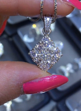 Year Spring Necklace Exquisite Diamond Pendant Clavicle