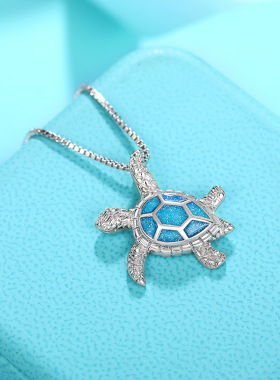 Turtle Turtle Jewelry Cute Oil Necklace Pendant Personality
