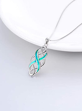 Korean Style Box Chain Geometric Woven Celtic Knot