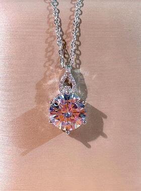 Classic Six-claw Round Diamond Pendant Temperament Ol Hoist