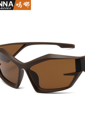 日系Moleubak未来科技感炫酷新款太阳镜街头潮流嘻哈朋克眼镜