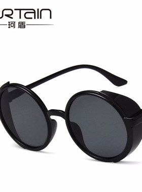 日系moleubak新款欧美摇滚复古太阳镜 蒸汽朋克款太阳眼镜墨镜