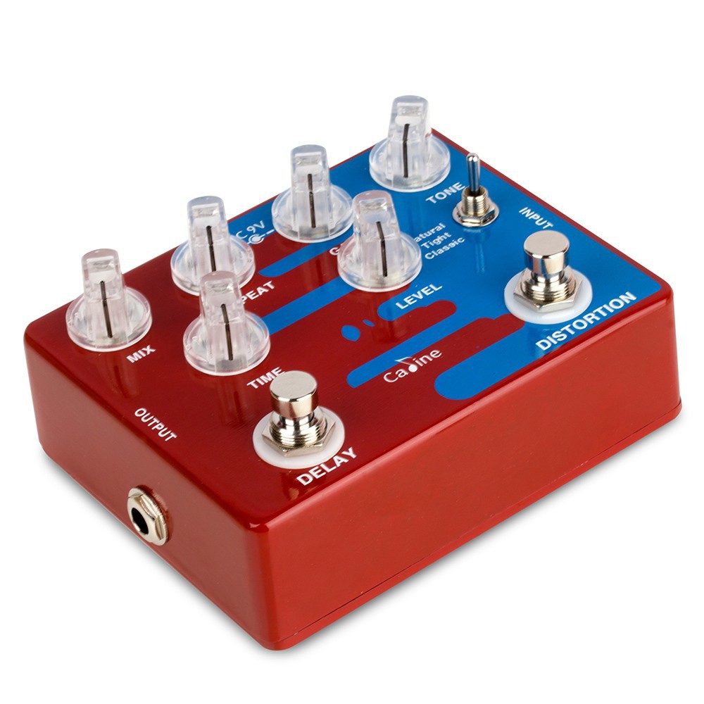 Caline CP-68 Distortion Delay Guitar Effect Pedal True Bypas - 图0