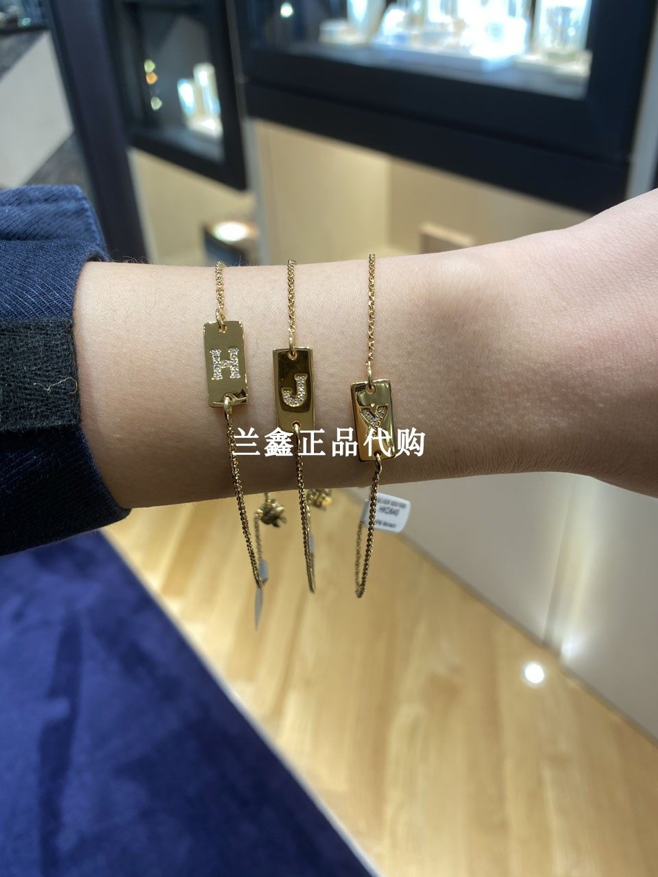 apm monaco字母条形q等手链 旭天华服饰海外项坠/吊坠