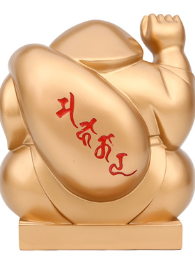 吉祥居李居明旗舰店现货正品2026马年吉祥物财神惠比寿招财摆件