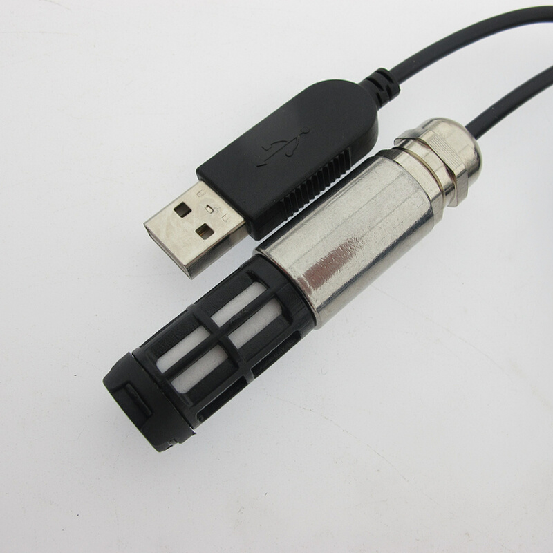 USB 输出 温湿度监测传感器 电脑采集 防水外壳 户外 温度 湿度 - 图1