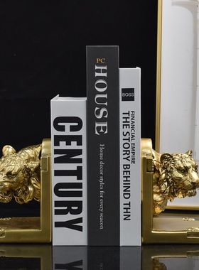 北欧现代创意运动人物书靠装饰品办公室摆件书房书桌书架书柜摆设