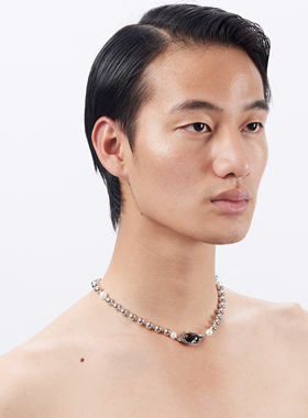 金曜石小众设计时尚复古圆珠链