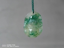 Unique Mountain Jade Old daytime Blue stock Buddha Gong Weonger fine and beautiful