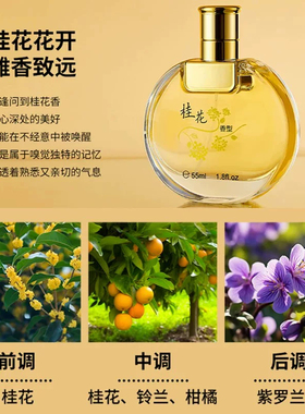 老牌国货正品桂花味香水男女士持久淡香留香大牌正品官方旗舰店王