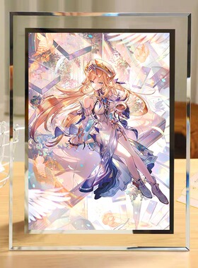 魔女N原神尼可莱恩水晶相框周边摆件送朋友原神大天使尼古拉可可