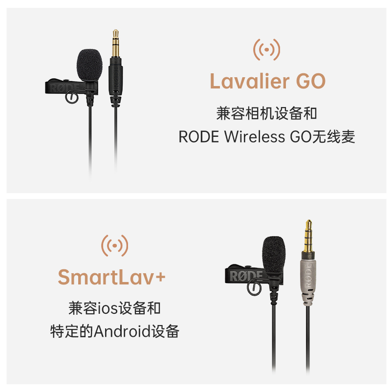 RODE罗德Lavalier GO领夹麦克风录音专用适用于无线小蜜蜂-图3