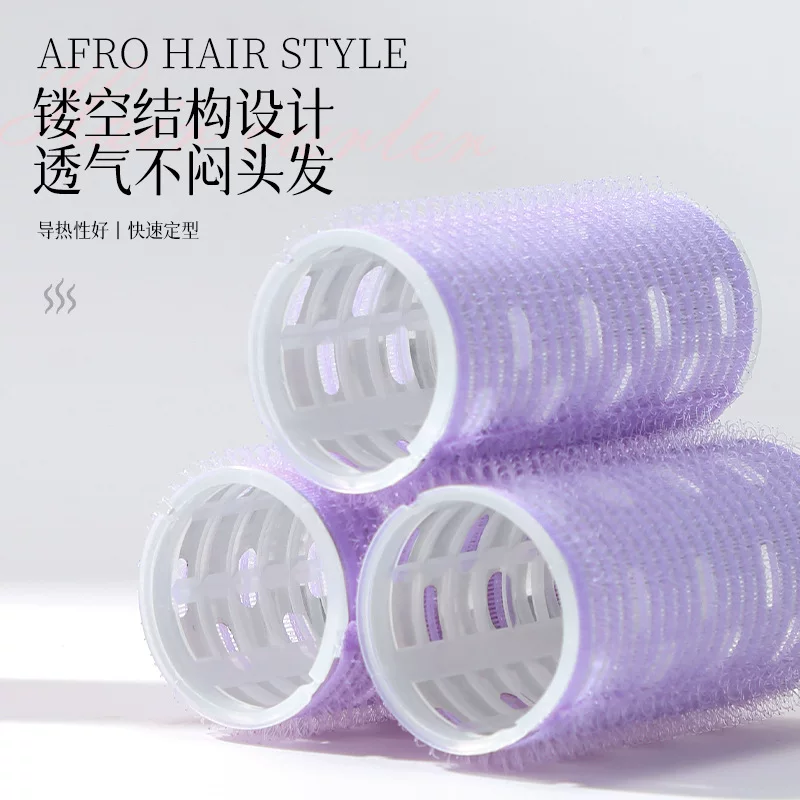 Self-adhesive curly bangs with velcro, 3 pieces